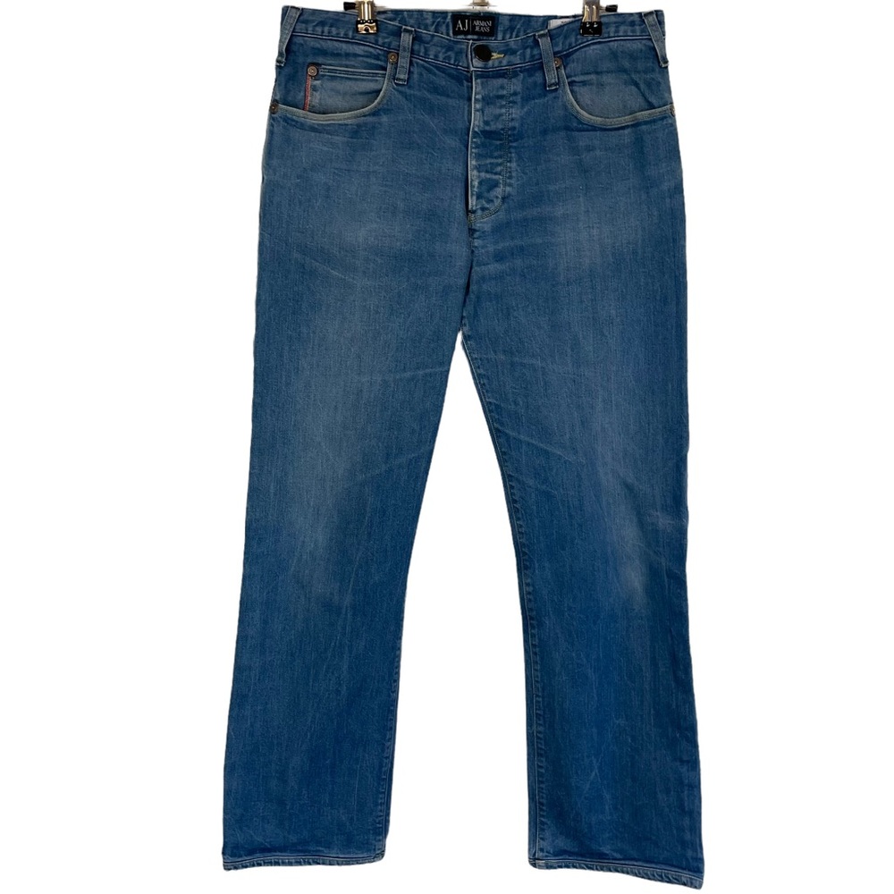 Giorgio Armani Jeans Cropped High-Rise J21 Regular Fit Size US 33 Premium AJ GA